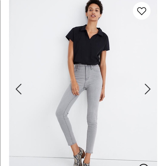 Madewell 10” High Rise Skinny Crop Jeans
